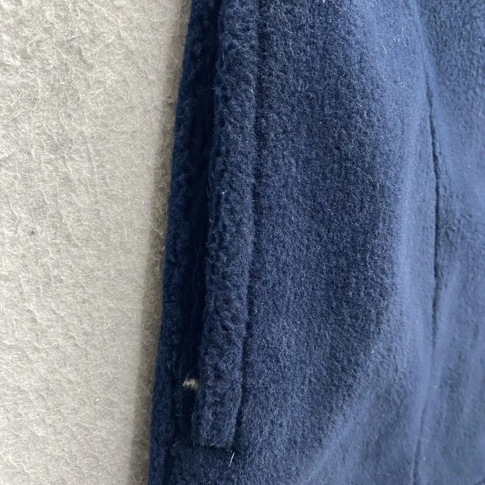 VTG Bear Ridge Outfitters USA Fleece Jacket Adult L USA Made Stars Big Flag 90s - Picture 8 of 10